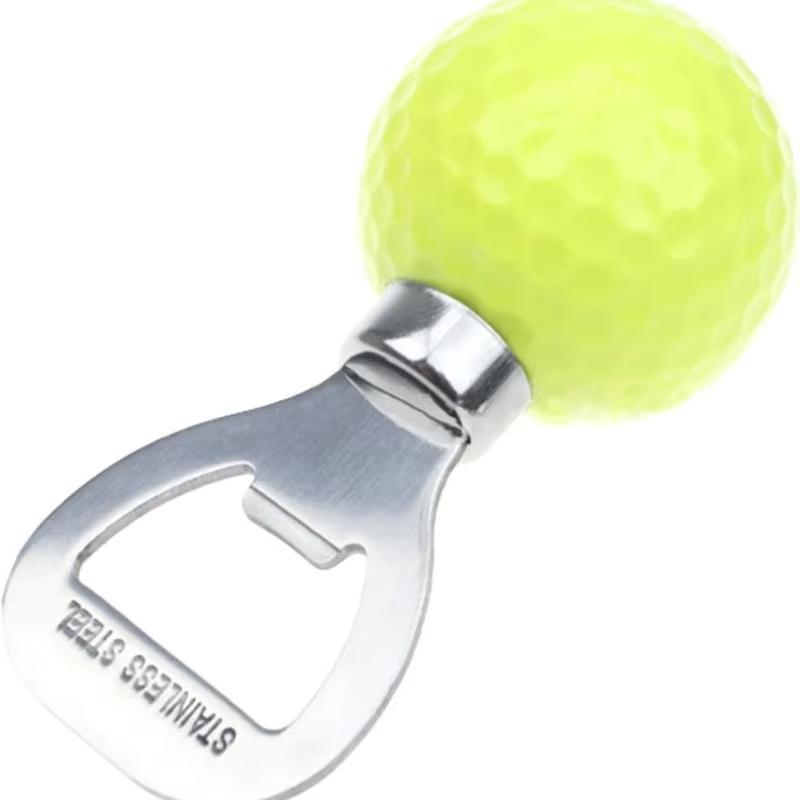 Golf Ball Bottle Opener - Stainless Steel Multifunctional Tool for Wine/Beer - Sports-Themed Barware for Golf Enthusiasts