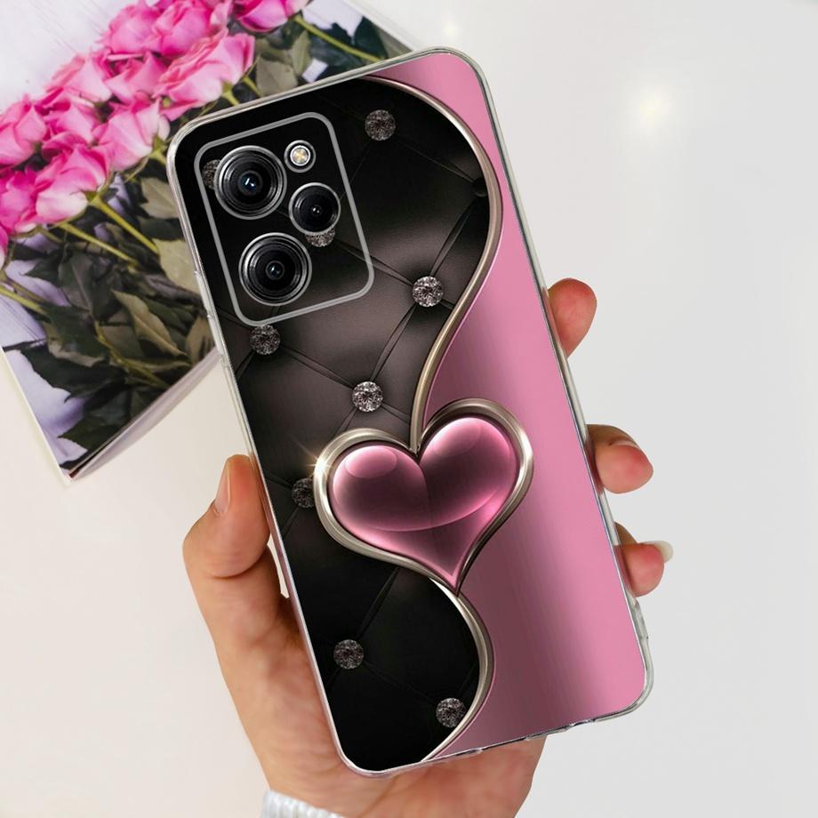For Xiaomi Poco X5 Pro 5G Case Stylish Soft tpu Slim Silicone Bumper Etui For Xiomi PocoX5 X 5 5G Painting Coque Cartoon Capas