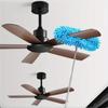 Spolverino per ventilatore da soffitto estensibile con lunghezza regolabile - Plastica resistente e testa in microfibra superfine, Spolverino per ventilatore da soffitto, Pulizia ventilatore da soffitto