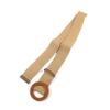 Round Buckle Elastic Braided Belt Women Bohemian Dress Waistband Clothes Decoration Belt