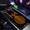 Spaceship Design XXL Gaming Mouse Pad, Non-slip Stitched Edge Desk Mat, Keyboard Mat, Computer Accessories for PC Gamers,100x50