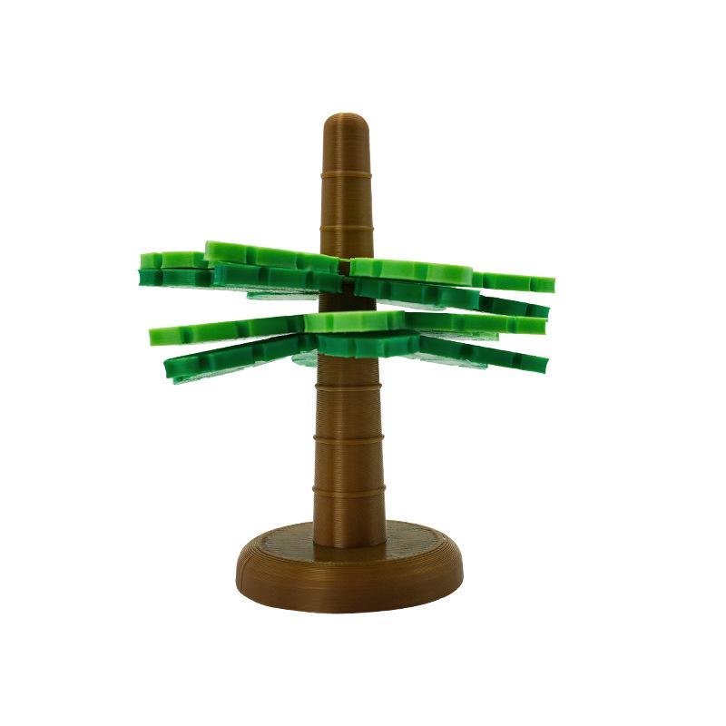 1Pcs Coconut Tree Coaster Creative Design Fun Desktop Decor Small Cup Plastic Safety Material Summer Cute Home