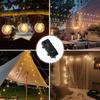 USB Rechargeable LED String 16 LED E12 Warm Timer PC Garden Shopping Street Lights, 12m, Rainproof, Bulbs, Base, 5000mAh, G40, White, Function,