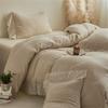 Advanced French Retro Floral Cotton Linen Yarn Dyed Jacquard Four Piece Set - Lace