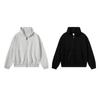430GSM Heavyweight Cotton Washed Frayed Zip Hoodie Unisex Streetwear