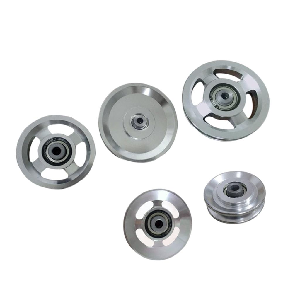 Aluminium Fitness Bearing Pulley Wheel Universals Pulley Wheel Fitness Gym Equipment Replacement Part Easy To Use