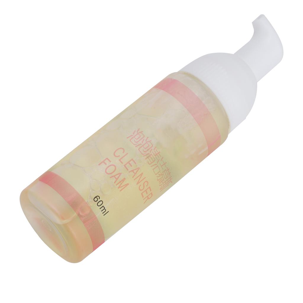60ml Eyelash Extension Foam Cleaner Professional Mild Deep Cleaning Makeup Remover for Grafting Eye Lashes