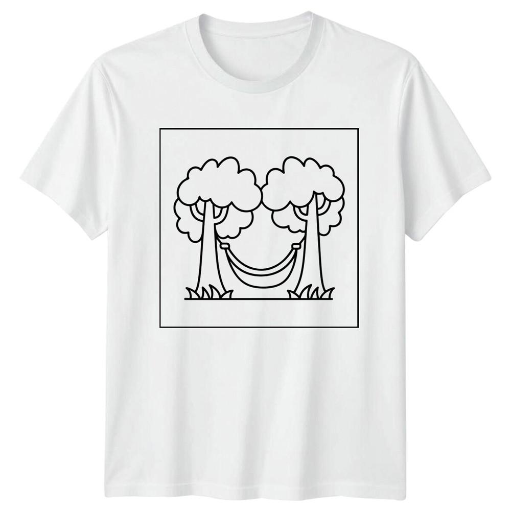Hammock Outdoors Unisexs TShirt Unisexs Tee Relaxing Graphic Unisex Top S