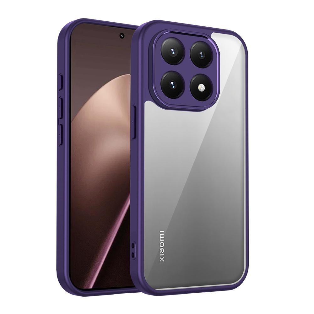 KEYSION Transparent Phone Case for Xiaomi 15T 15T Pro 5G Soft Silicone+PC Clear Shockproof Phone Back Cover for Xiaomi 15T Pro