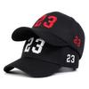 Unisex 23 Hímzett Baseball Sapka Tavaszi Őszi Szabadtéri Állítható Alkalmi Sapkák Hip Hop Sapka Napvédő Sapka