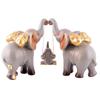 zart Decorative Elephant Family Showpiece Home