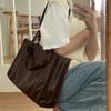 Simple Retro Texture Large Capacity Commuter Bag Square Student Versatile Tote Bag Portable Shoulder Messenger Bag Tide