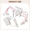3V 2A Power Supply Multi Ports Cable for Miniature Model Lights Layout 12