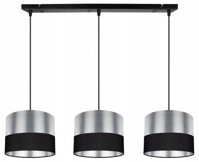 CEILING HANGING LAMP CHROME LAMPSHADE LED