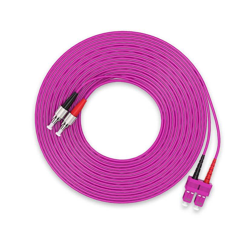 Shengwei 10 Gigabit OM4 Multimode Duplex SC-FC Fiber Optic Patch Cable