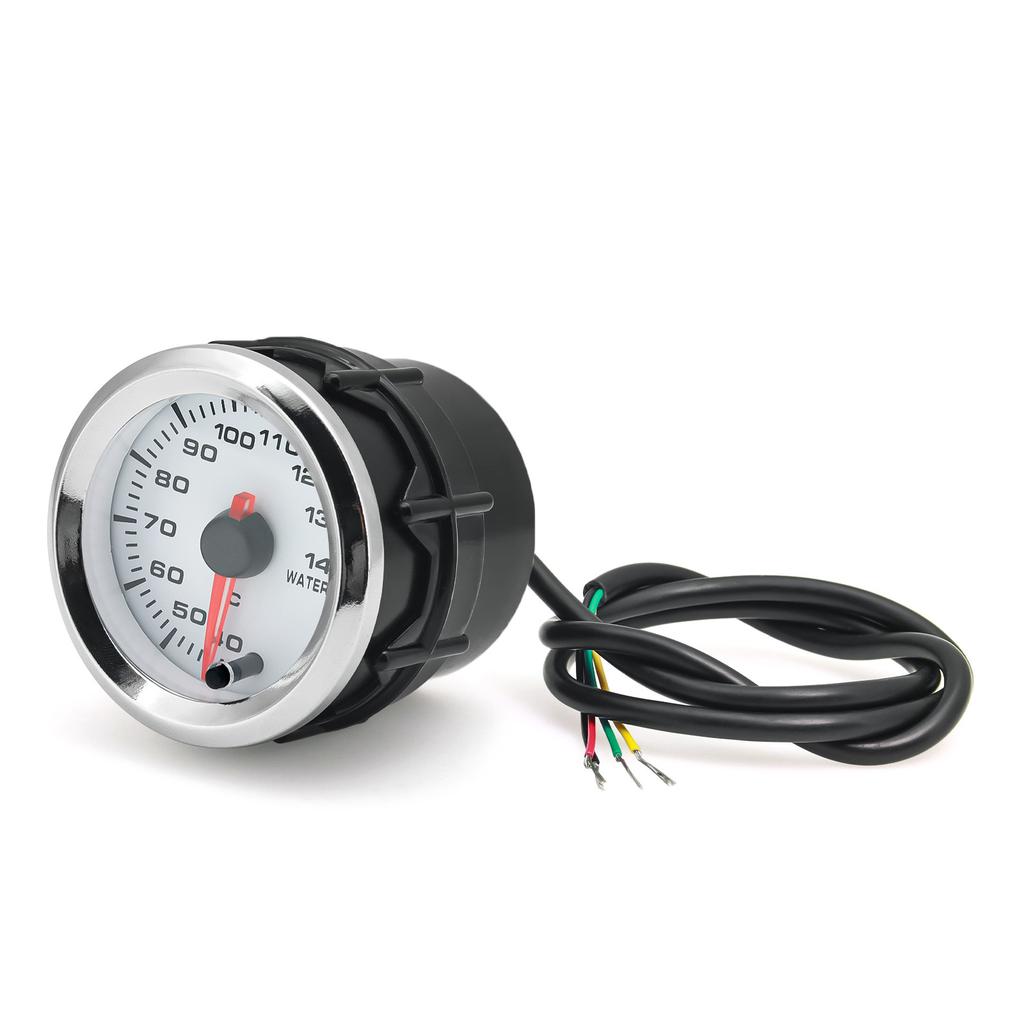 40-140 Celsius Temp Meter 52mm Car Racing Modification Digital Water Temperature Gauge 7 Color Backlight with Sensor