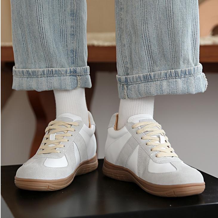

2026 New Fashion Brand Women s Sports Shoes Trendy Non-slip Low Heel Comfortable Walking Lace Daily Sports Shoes 40 бежевий