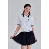 GOXO Classic Logo Polo T shirT whiTe