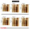 2D Flat Printing 2pcs Clearance  Curtain Smooth Color Durable Polyester  Without Electricity Family Party for Bedroom Living