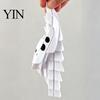 Funny Desk Accessories 3D Printed Articulated Ghost Fidget Toy, Halloween Decor, Flexible Joint Cute Gift Ornament, Stress Relief for Adults Children