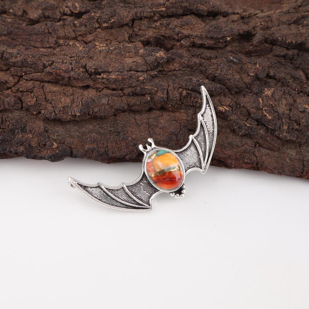 Stachelige Auster Edelsteinschmuck, 925 Massiv Sterlingsilber Anhänger, Stachelige Auster Silberanhänger für Hochzeitsgeschenk