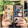 Cute Dirt-resistant Phone Case For Tecno Spark 7/Spark7T Fashion Design Cartoon Silicone Back Cover Full Wrap Graffiti