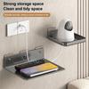 Space Saving Projector Rack Stainless Steel WiFi Router Shelf  Living Room