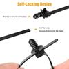 160PCS 5 Sizes Wire Harness Clips Reusable Design Cable Management Clips  ATV Wiring