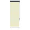 vidaXL Außenrollo 60 x 250 cm Cremeweiß