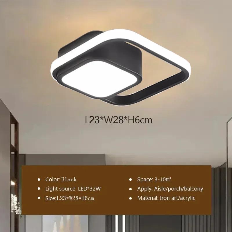 LED Aisle Ceiling Light Body Sensor Ceiling Lamp 36W 32W Bacony Entryway Closet Cloakroom Led Ceiling Lighting Fixtures Lustre