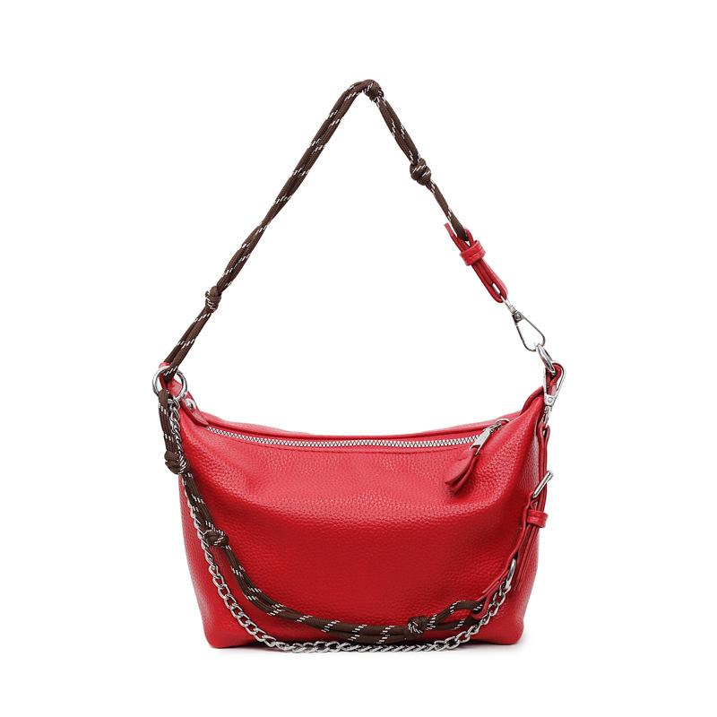 

Сумка через плечо новая ретро мода популярная сумка женская для работы текстурная большая вместимость цепочка маленькая квадратная сумка бордовый