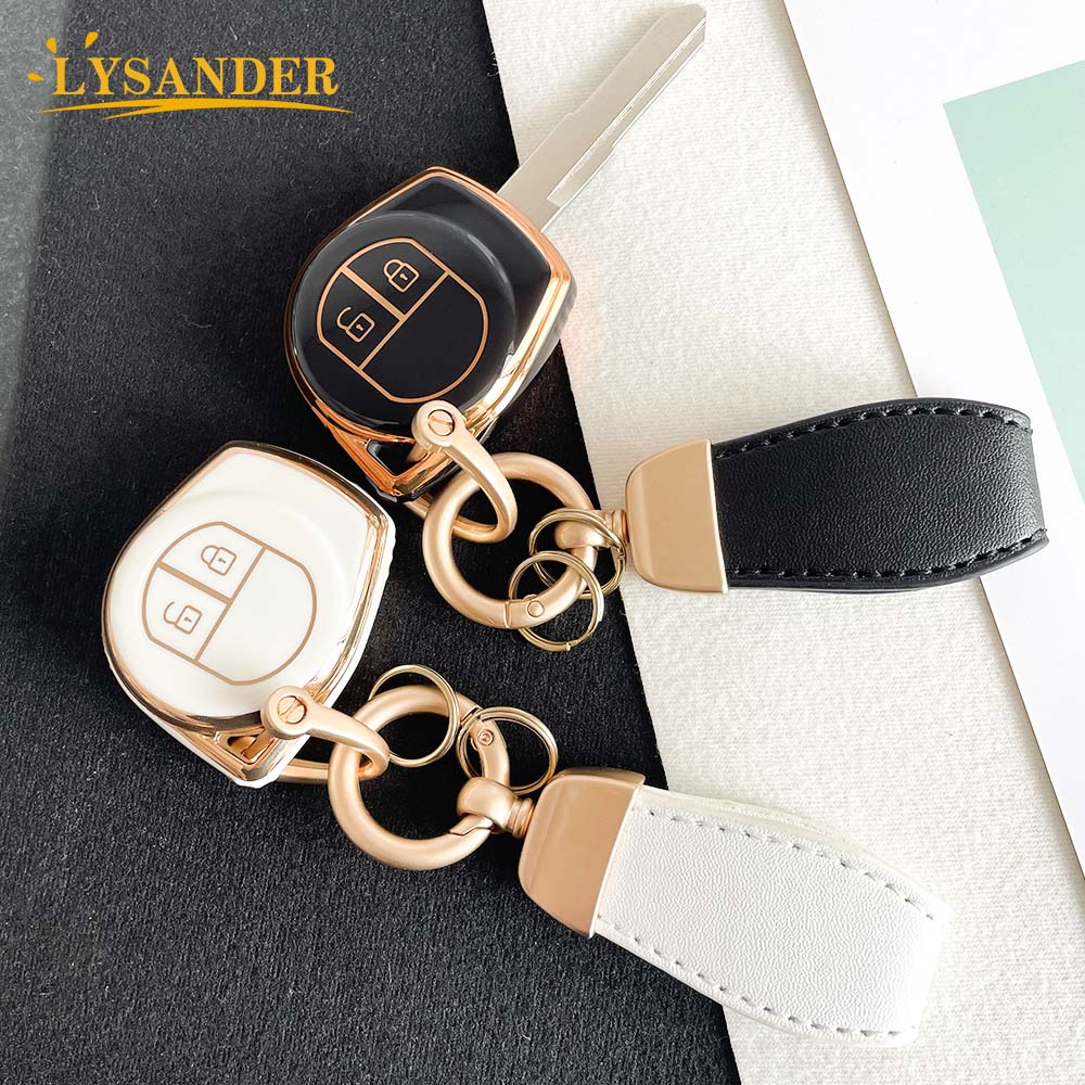 Car Remote Key Case Cover KeyFob Keyring For SUZUKI Swift SX4 Liana Aerio Jimny Samurai Amagatarai Grand Vitara Auto Accessories