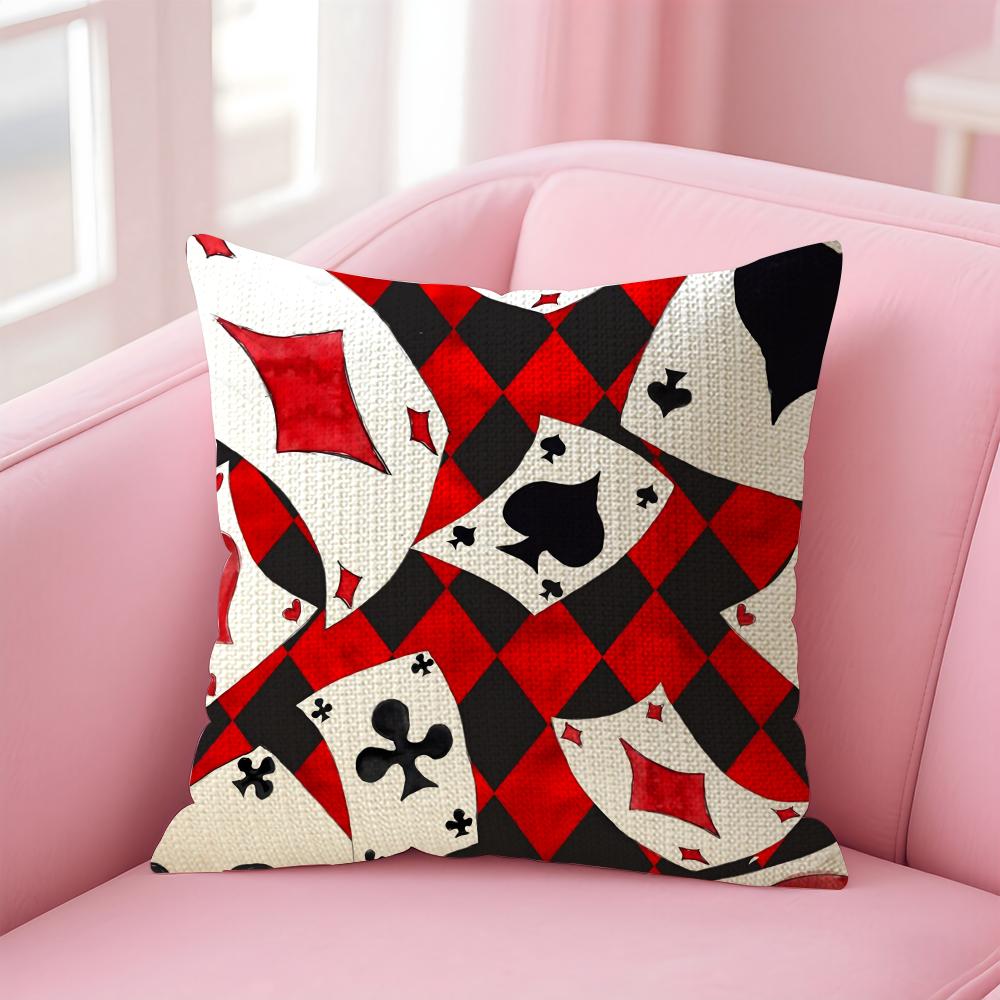 Anime Game PPersona  Cushion Cover Natural Linen Pillow Case DoubleSided Print Decorative Sofa Pillowcase Home Decor Gift