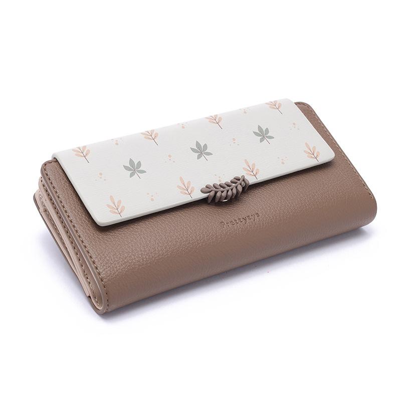 Fragrant Women's Long Wallet Large Capacity Multifunctional Hand-held Bag Wallet Card Bag