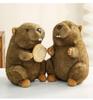 Screaming Marmot Plush Toy: Cute Mouse Pillow Doll for Girls' Birthday Gift Ornament