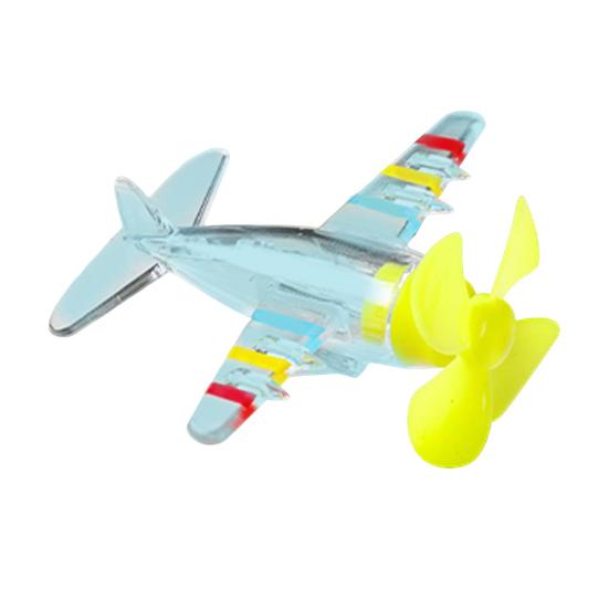 Opptrekkbart Lekefly med LED-lys Enkelt oppsett Vinddrevet Bilpynt Elektrisk Bil Styreanheng Gave til Luftfartsentusiaster