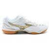 Mizuno Wavefang Pro Durable Slip-Resistant Low-Top Training Shoes Unisex Training Shoes White Platinum 71GA210050