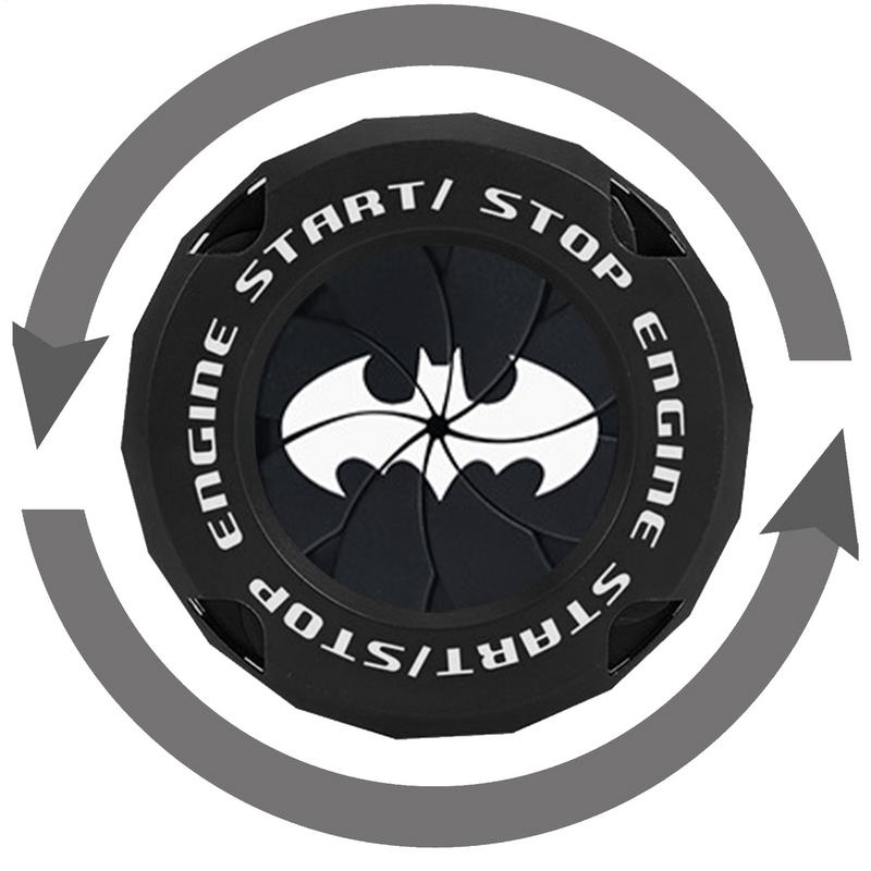 Car Ignition Start Switchs Protective Cover Onekey Start Stop Button Cover Motorcycle Engine StartRing Car Interior Decoration