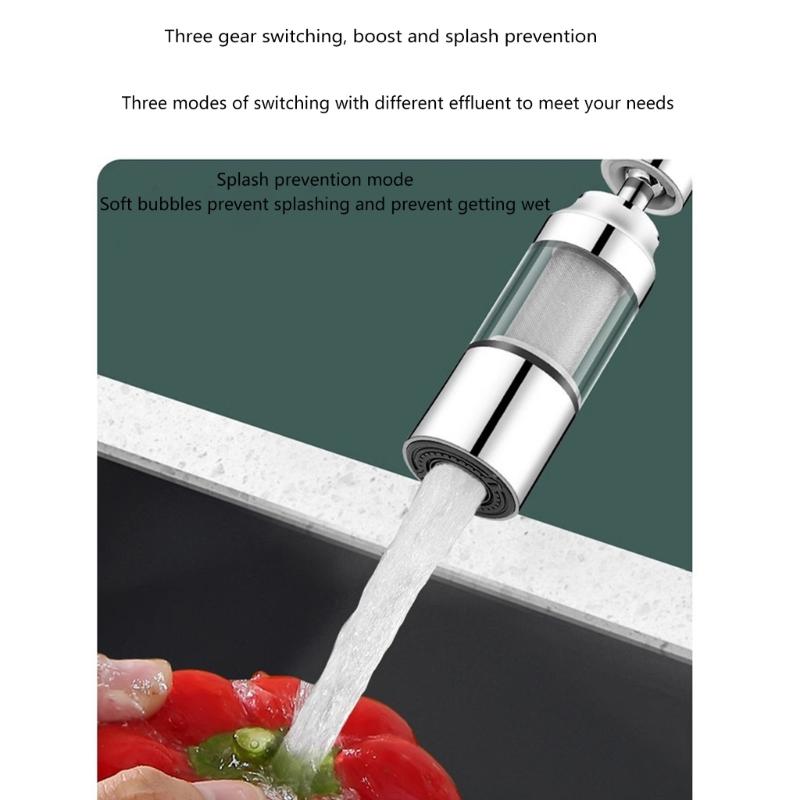 Convenient Kitchen Tap Practical Water Faucet Effective Kitchen Faucet Filter Enhances Water Flow & Filters Impurities