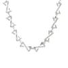 Collana Hip Hop Geometrica in Lega con Ciondolo a Croce per Uomini e Donne
