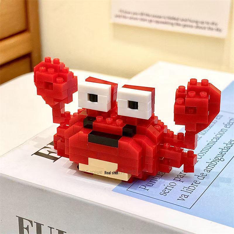 Chaolechuang Ocean Creatures Small Particle Building Blocks - Compatible with Lego Assembly Toys for Kids' Gifts