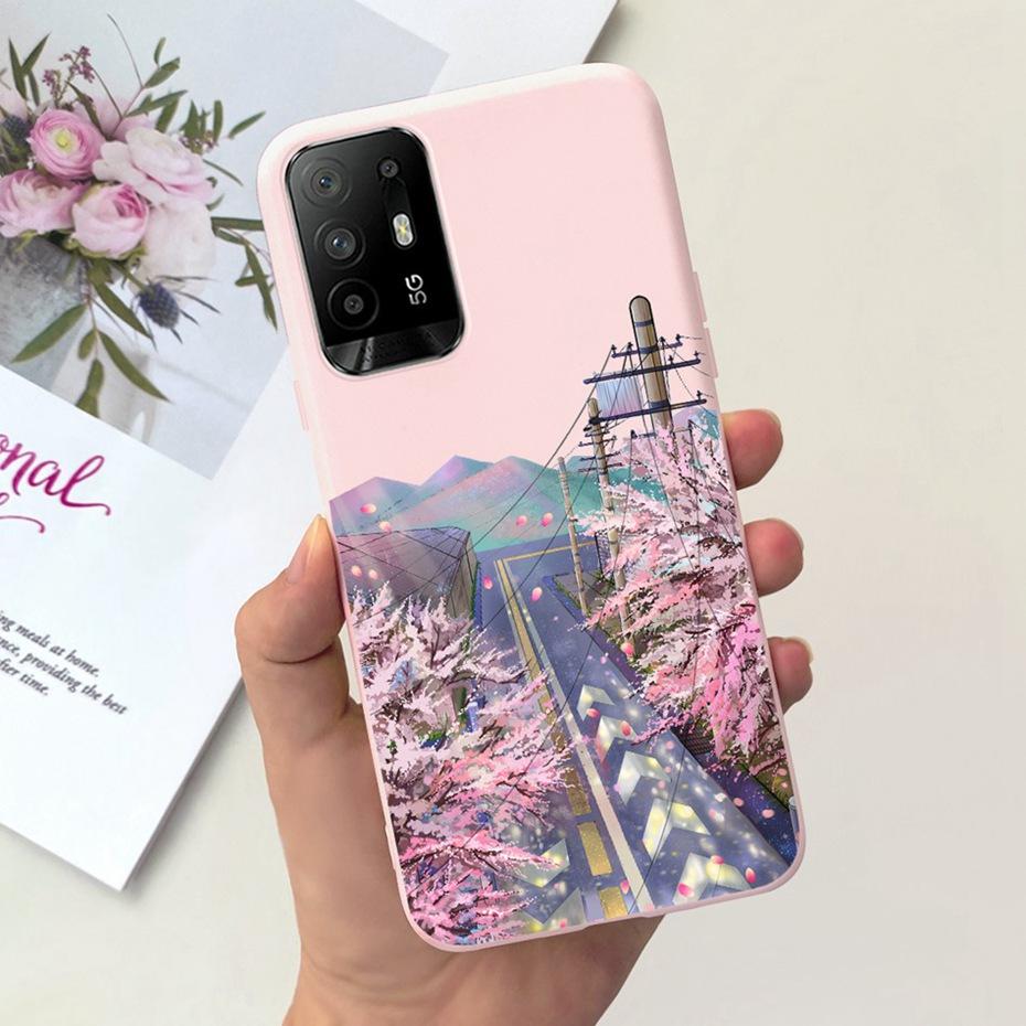 Fashion Case For OPPO Reno5 Z CPH2211 Soft Silicon Shockproof Protective Cover For Oppo Reno 5Z 5G Phone Cases