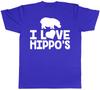 I Love Hippos Unisexs Unisexs TShirt