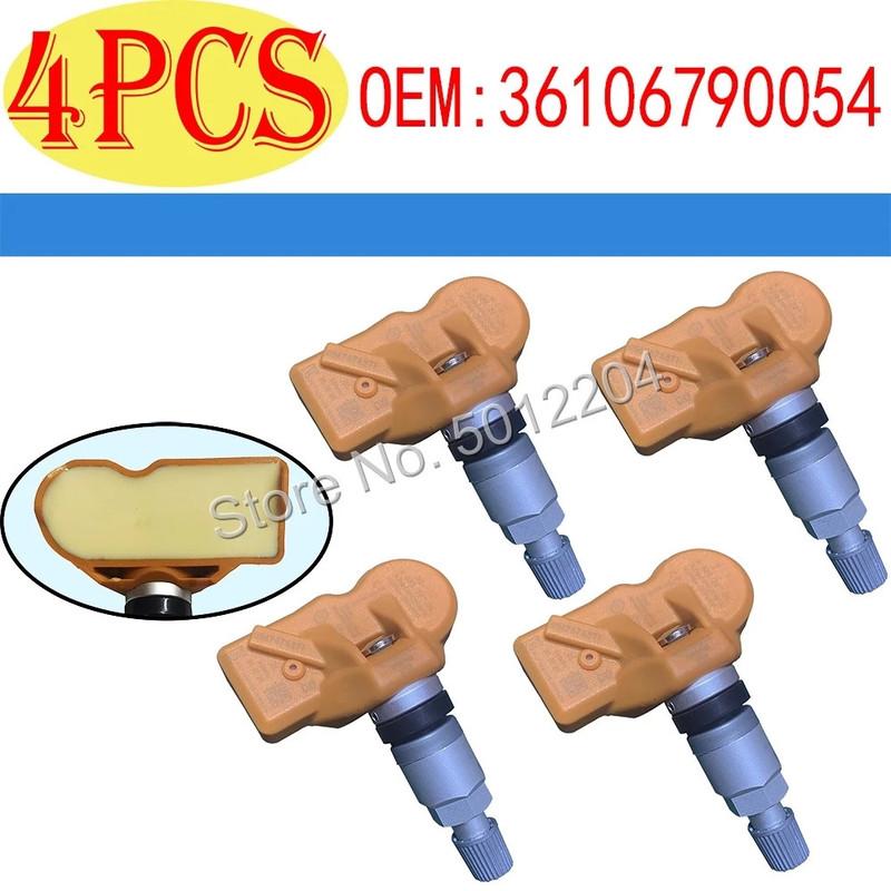 

433MHz Tire Pressure Sensor TPMS FIT FOR BMW 650i 650i xDrive M6 X1 2013-2015 Rolls-Royce Ghost 36106790054 36106856227 4 PCS