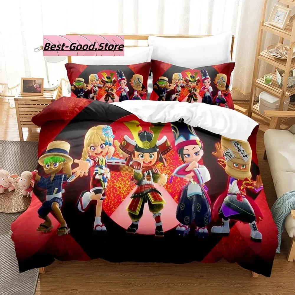 Game Ninjala Beding Set Single Twin Ful Quen King-Sized Dimensionsd Dimensions Bed Linen Set Aldult Kid Bedrom Duvetcover Sets 3D Print Young