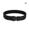 Men Outdoor Hiking Sports Waistband Canvas Buckle Belt Adjustable