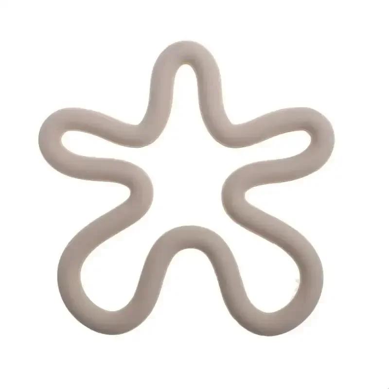 Unregelmäßige Silikon-Wärmeisolierende Tischdecke Kaffeetassenuntersetzer Hochtemperaturbeständig Haushaltsküche Schüssel Topf Teller Untersetzer