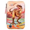 Pencil Case - DEPESCHE - DINO WORLD - Khaki Brown - Synthetic - Zipped