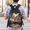 Its Bags Pokemon Backpacks Daypack Summer Vibes mochila Outdoor Zipper Closure Rucksack