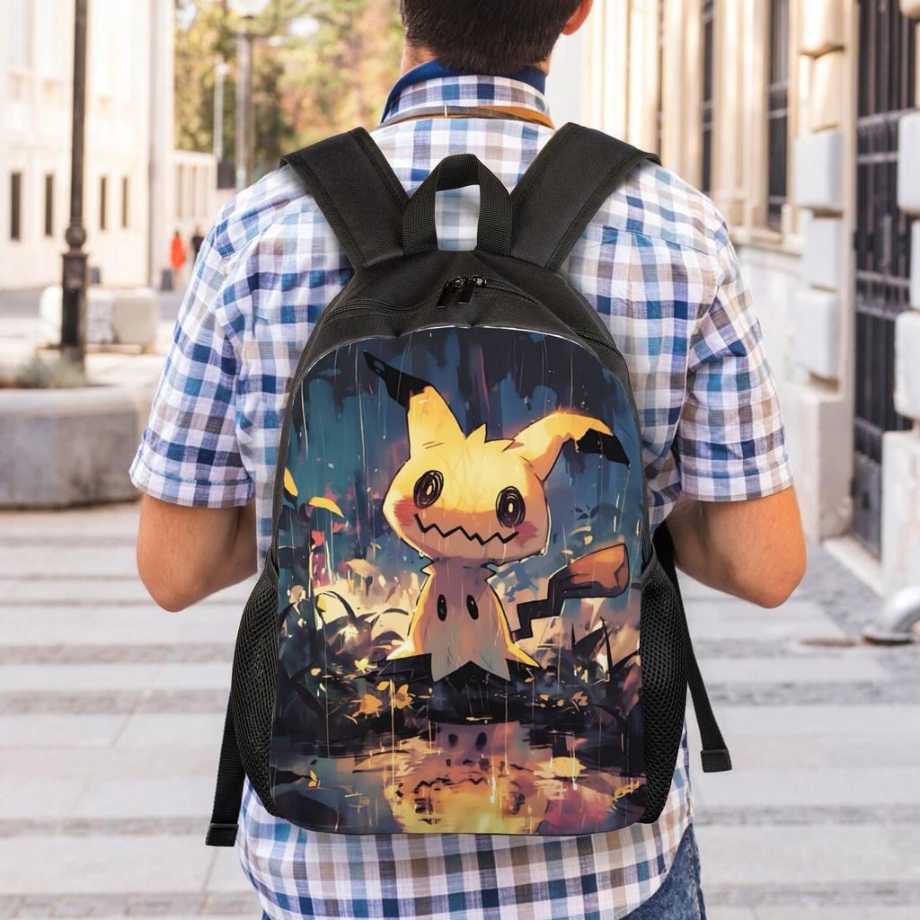 Its Bags Pokemon Backpacks Daypack Summer Vibes mochila Outdoor Zipper Closure Rucksack